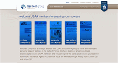 Desktop Screenshot of macneill-usaa.com