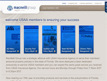 Tablet Screenshot of macneill-usaa.com